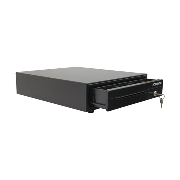 Caja para efectivo Advance ADV-6406, 5 ranuras, RJ11, Negro - Image 2